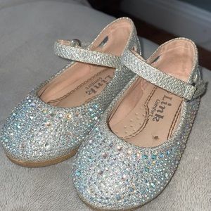 Sold Toddler sparkling dress shoes, size 4